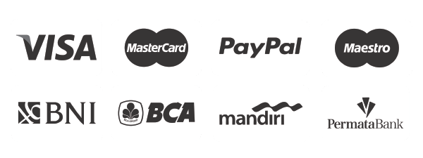 Bali Visas payment options - Visa, MasterCard, and more.