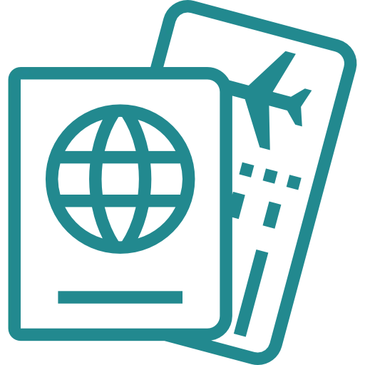 Online service submission icon on Bali Visas homepage.