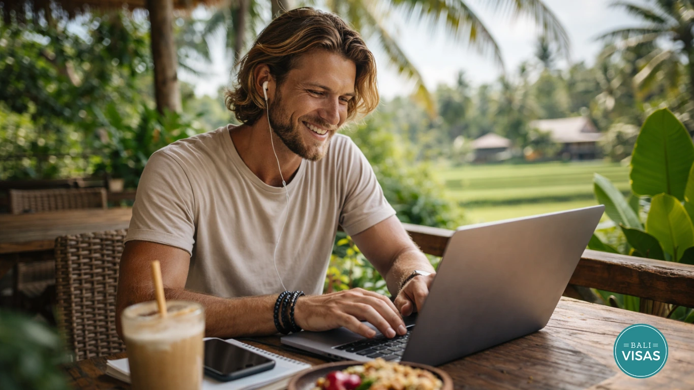 A stunning view of Tanah Lot Temple, perched on a rocky island with the ocean surrounding it, a symbol of Bali's cultural heritage.
